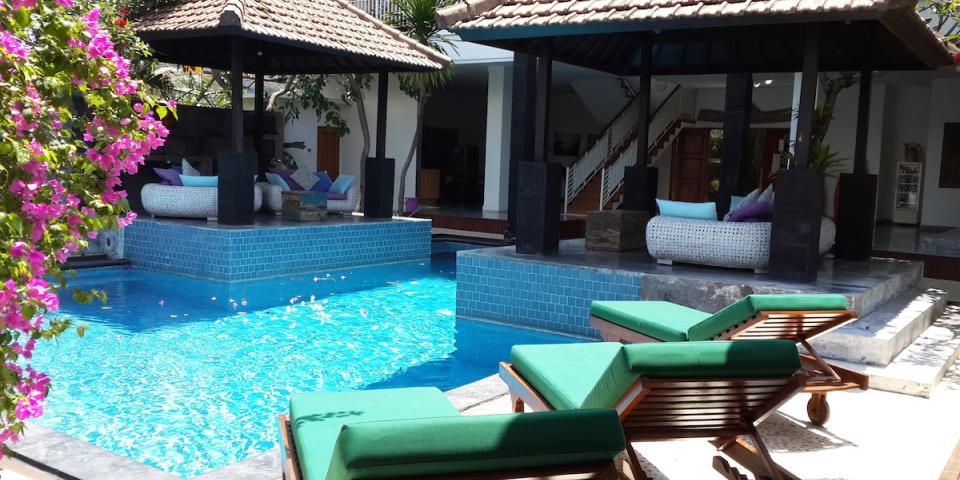 General View of Pool and Bale